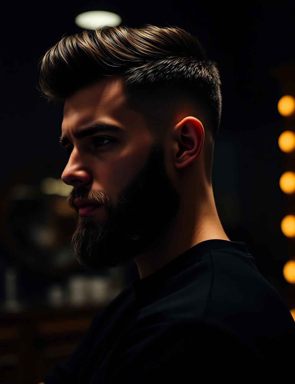 Resultado de corte y barba